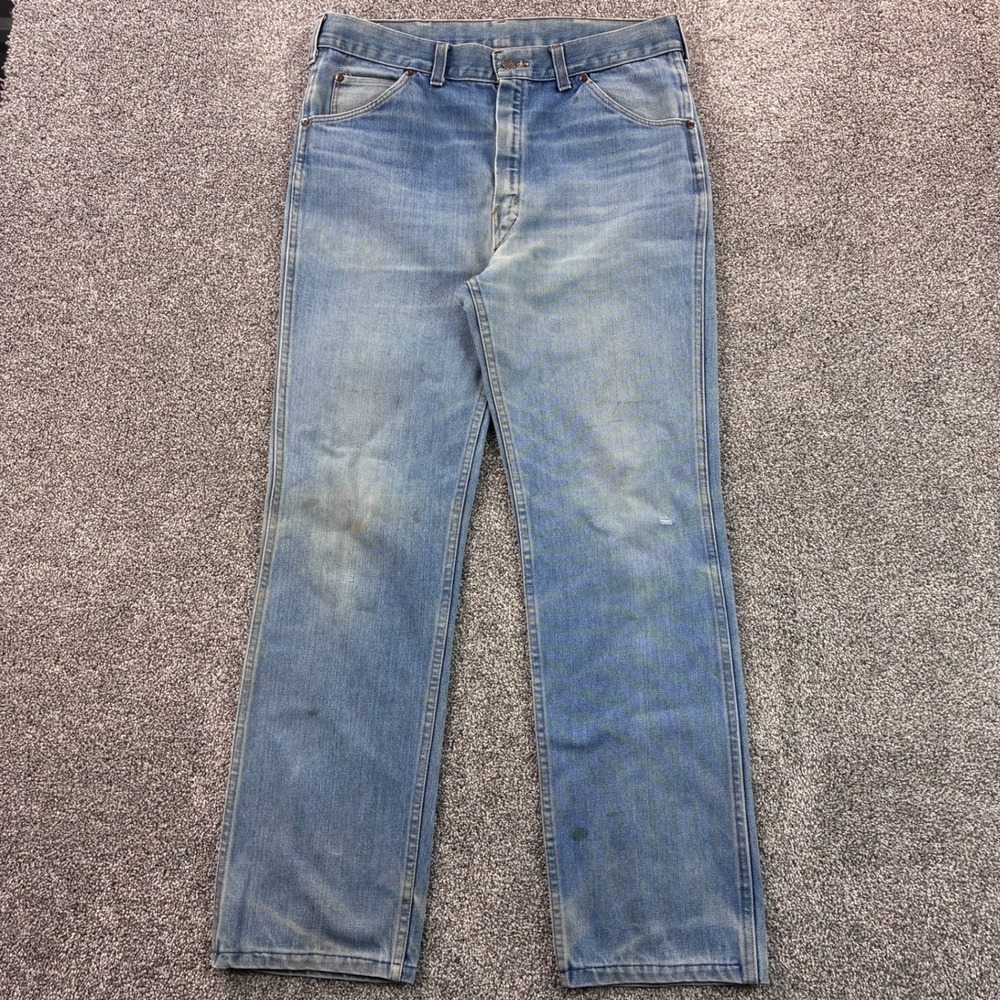 Vintage Tour De France‎ Jeans Mens 34x30 Light Wash Denim Bicycle Racing Bike